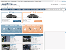 Tablet Screenshot of leasetrader.com